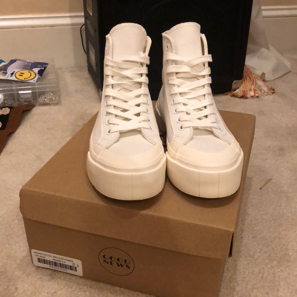 Good News London Bagger 2 Hi Sneaker in White
